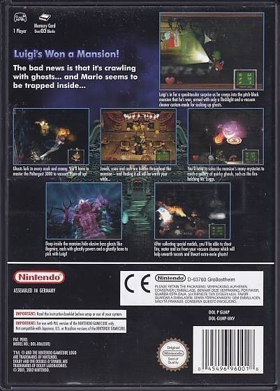 Luigi\'s Mansion - Nintendo GameCube (B Grade) (Genbrug)